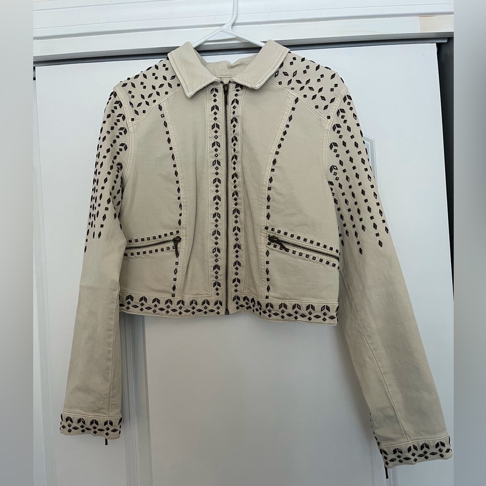 Wonderwest by Boot Barn Birch Studded Jacket, Size Medium